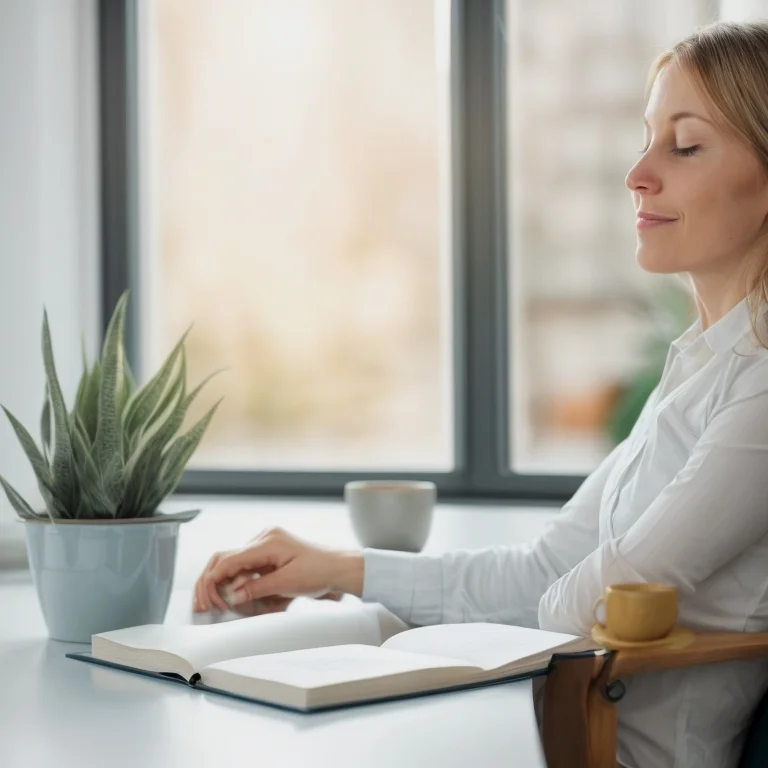 Mindful entrepreneur leading a workshop